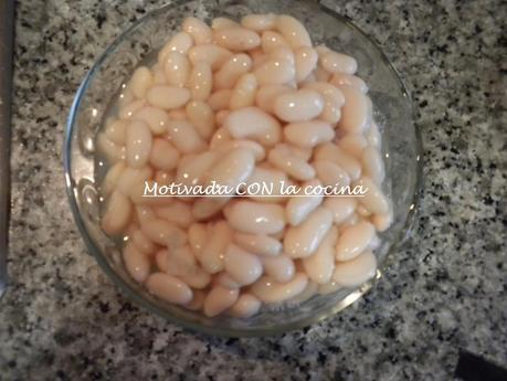 Alubias con pimientos Alubias con pimientos