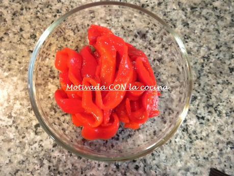 Alubias con pimientos Alubias con pimientos