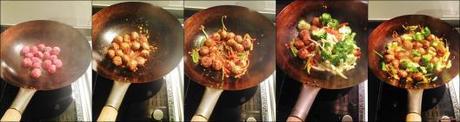 albóndigas picantes al curry