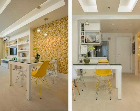 deco: una cocina en amarillo