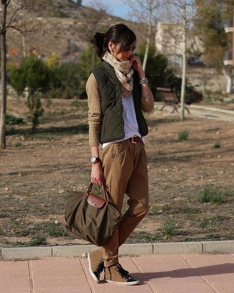 Camel + Verde Militar + Sneakers Camel + Verde Militar + Sneakers