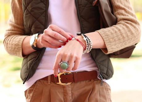 Camel + Verde Militar + Sneakers Camel + Verde Militar + Sneakers