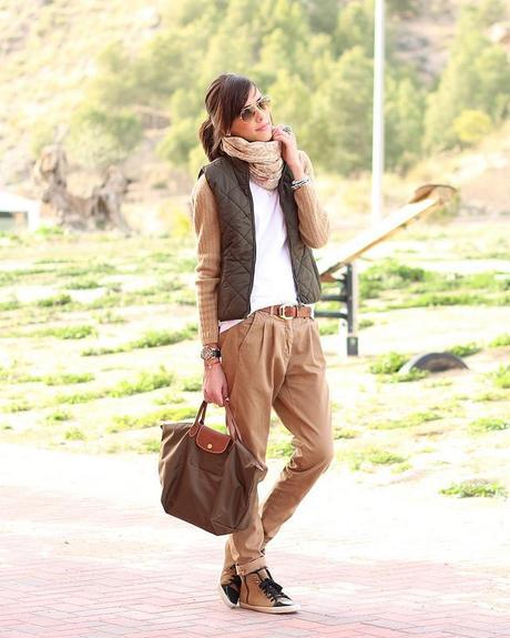 Camel + Verde Militar + Sneakers Camel + Verde Militar + Sneakers