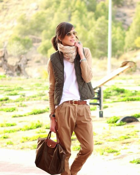 Camel + Verde Militar + Sneakers Camel + Verde Militar + Sneakers