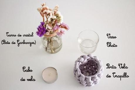 Hazte 1centro de mesa LOW COST con materiales cotidianos