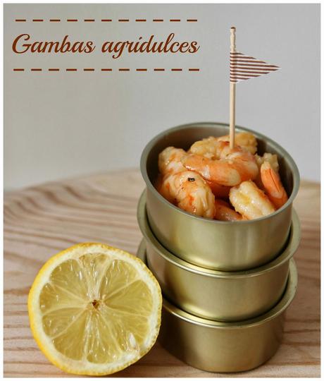 receta: langostinos agridulces -recipe: bittersweet shrimp
