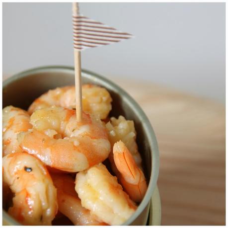 receta: langostinos agridulces -recipe: bittersweet shrimp