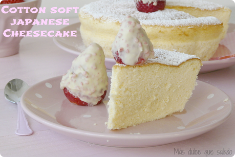 Tu Blog me sabe a...Tarta de Queso Japonesa (Cotton Soft Japanese Cheesecake)