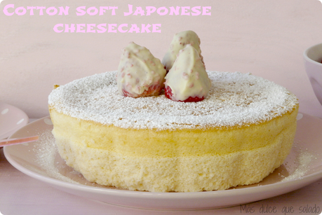 Tu Blog me sabe a...Tarta de Queso Japonesa (Cotton Soft Japanese Cheesecake)