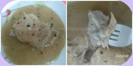 Solomillo de pavo en salsita