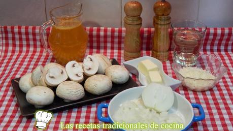 receta de sopa de champiñones
