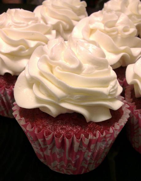 cupcakes red velvet con crema de mascarpone