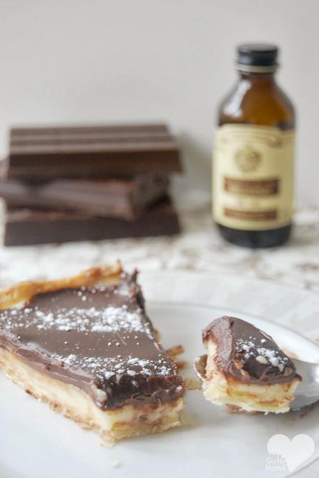 Tartaleta de crema y chocolate Tartaleta de crema y chocolate