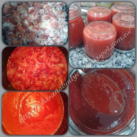 Mermelada de fresas light