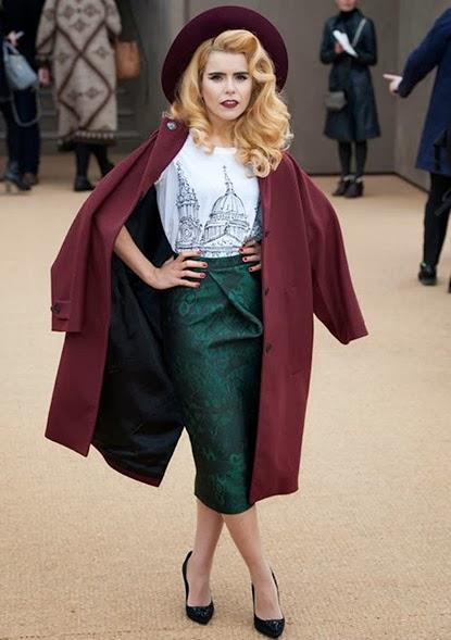 Burberry Prorsum Front Row RTW FW 2014