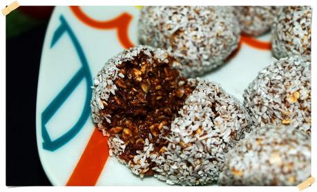 Bolitas de chocolate con coco suecas