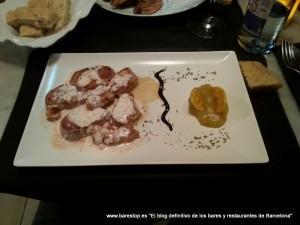 Filete de cerdo iberico con salsa de jamón de bellota -La Poma