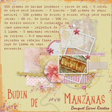 Budín de manzanas