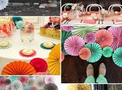 Decorar abanicos papel/Paper decor