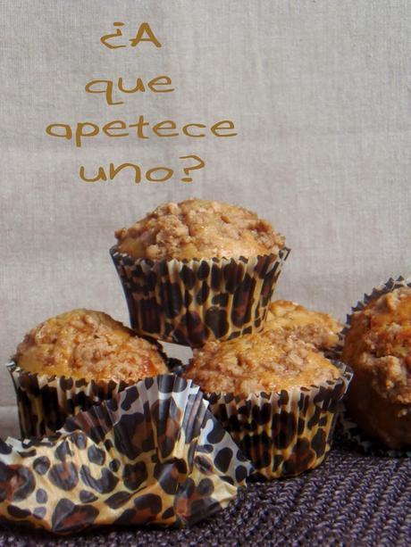 TU BLOG ME SABE A...MUFFINS DE MANZANA Y CANELA CON STREUSEL