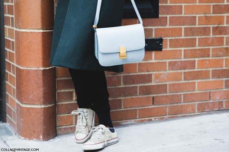 New_York_Fashion_Week-Street_Style-Fall_Winter-2015-Sporty_Chic-Converse-Sneakers-Scarf-Celine_Bag-1