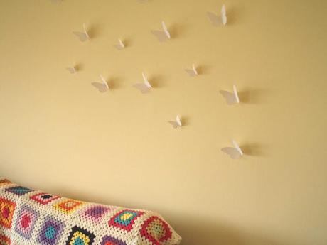 Mariposas pared