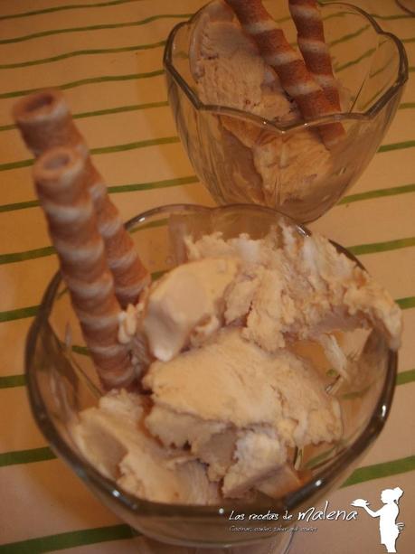 Helado de turrón