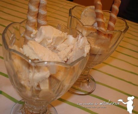 Helado de turrón