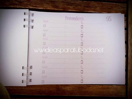 Agendas Boda. Imprescindible para Organizar Vuestro Día Especial