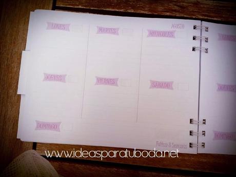 Agendas Boda. Imprescindible para Organizar Vuestro Día Especial