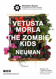 Vetusta Morla, The Zombie Kids y Neuman estarán en el Alhambra Sound