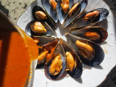 Mejillones en salsa