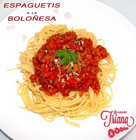 Espaguetis a la boloñesa