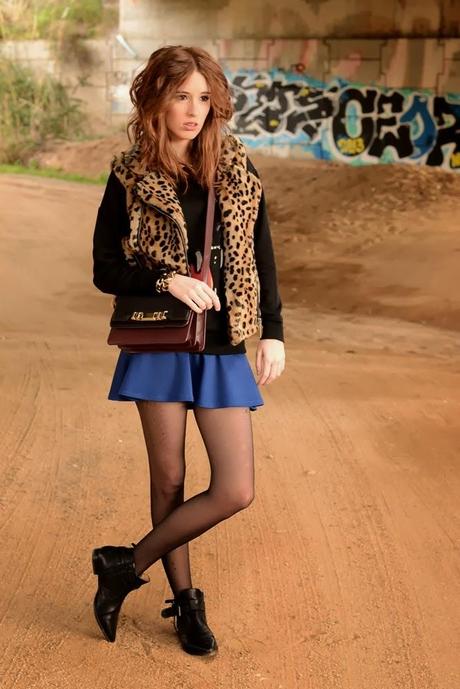 LEOPARD AND BLUE