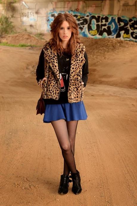 LEOPARD AND BLUE