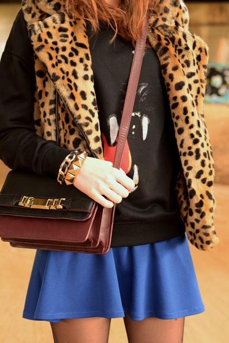 LEOPARD AND BLUE