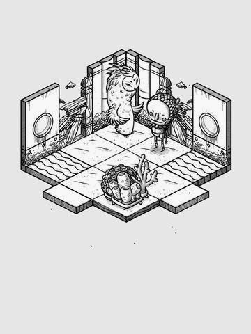 Oquonie, un extraño juego de puzles para iOS con reminiscencias de la técnica Filmation