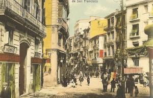 Bajada de San Francisco en 1906