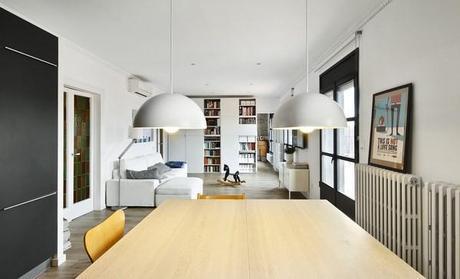 The Hall Studio diseña un ático familiar en Sant Antoni, el barrio más hipster de Barcelona. 2 atico sant antoni