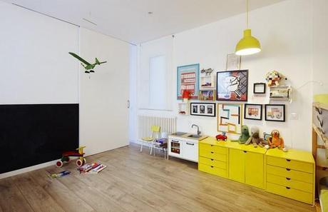 The Hall Studio diseña un ático familiar en Sant Antoni, el barrio más hipster de Barcelona. 6 atico sant antoni