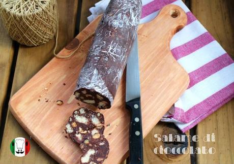 Salame di cioccolato (Receta italiana)