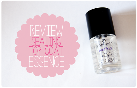 REVIEW: Sealing top coat de Essence.