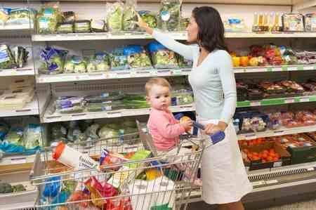 eligiendo los alimentos para el niño con alergia