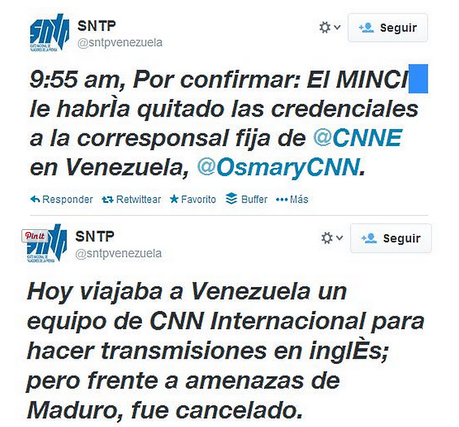 Patricia Janiot de CNN deja Venezuela