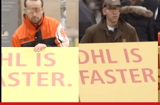 Creatividad publicitaria dhl