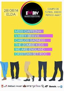 Emdiv Festival: Miss Caffeina, Varry Brava, Carlos Sadness, The Zombie Kids...