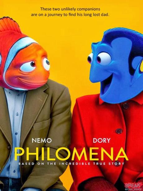 Los carteles de las nominadas a los Oscars con personajes de Pixar