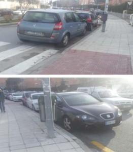 Ubicación propuesta para plazas de aparcamiento para alumnos con movilidad reducida