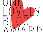 Premio lovely blog award