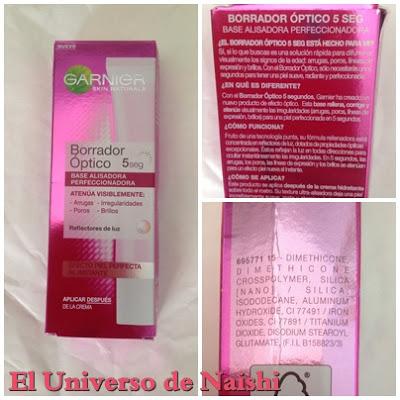 BORRADOR OPTICO 5 SEG DE GARNIER (TRND)